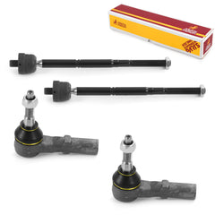 Metrix Premium 4 PC Inner Tie Rod End and Outer Tie Rod End Kit 98166MT OEM fit auto parts