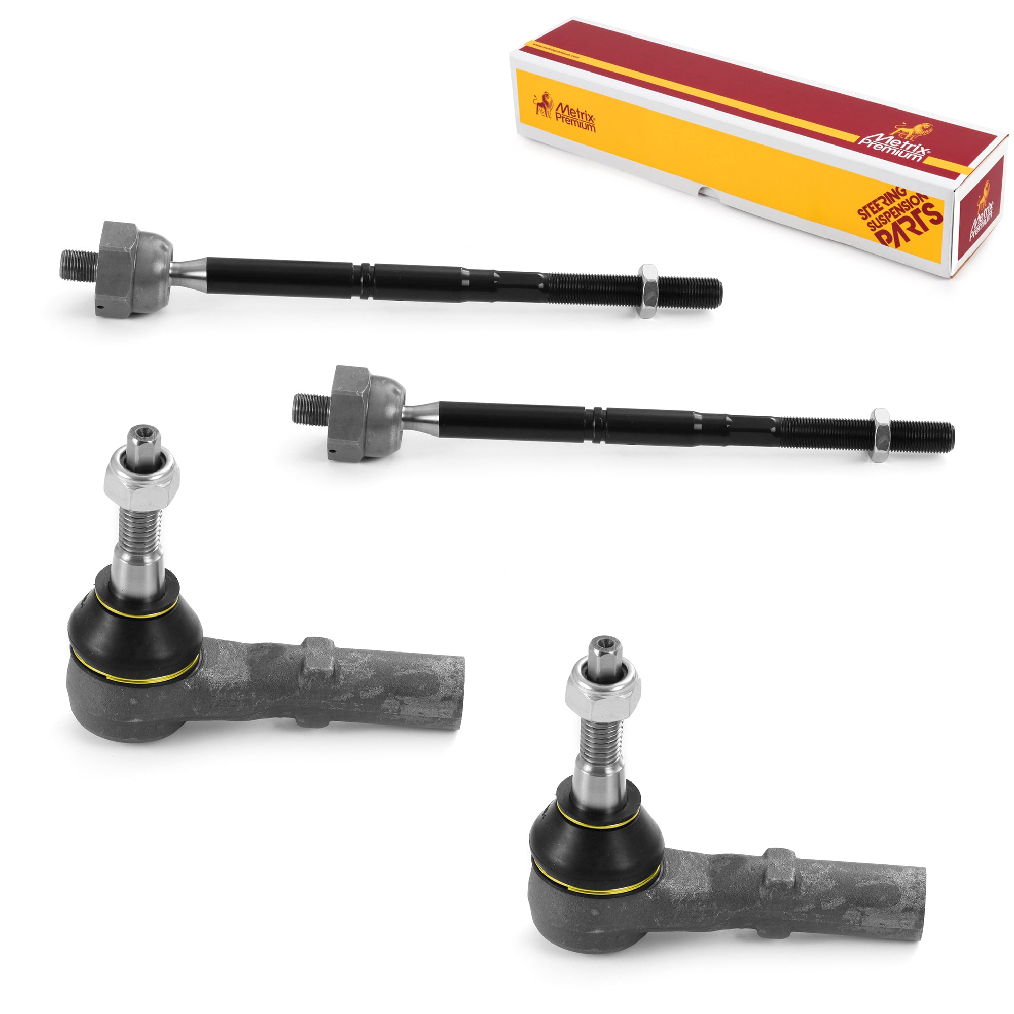 Metrix Premium 4 PC Inner Tie Rod End and Outer Tie Rod End Kit 98167MT OEM fit auto parts