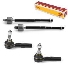 Metrix Premium 4 PC Inner Tie Rod End and Outer Tie Rod End Kit 98169MT OEM fit auto parts