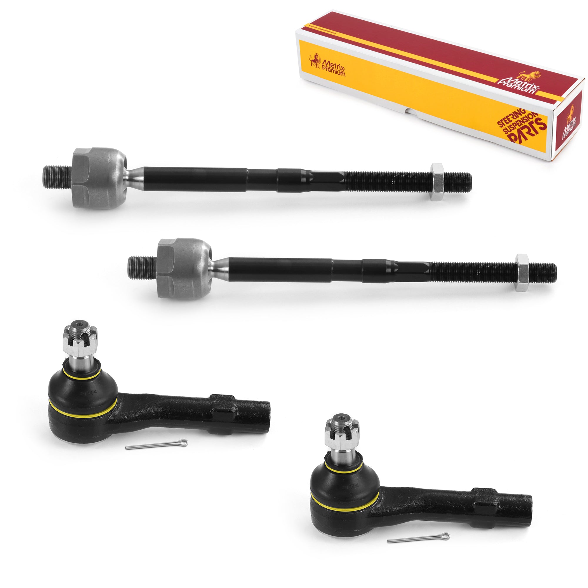 Metrix Premium 4 PC Inner Tie Rod End and Outer Tie Rod End Kit 98170MT OEM fit auto parts