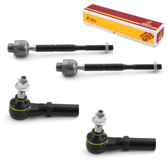 Metrix Premium 4 PC Inner Tie Rod End and Outer Tie Rod End Kit 98198MT OEM fit auto parts