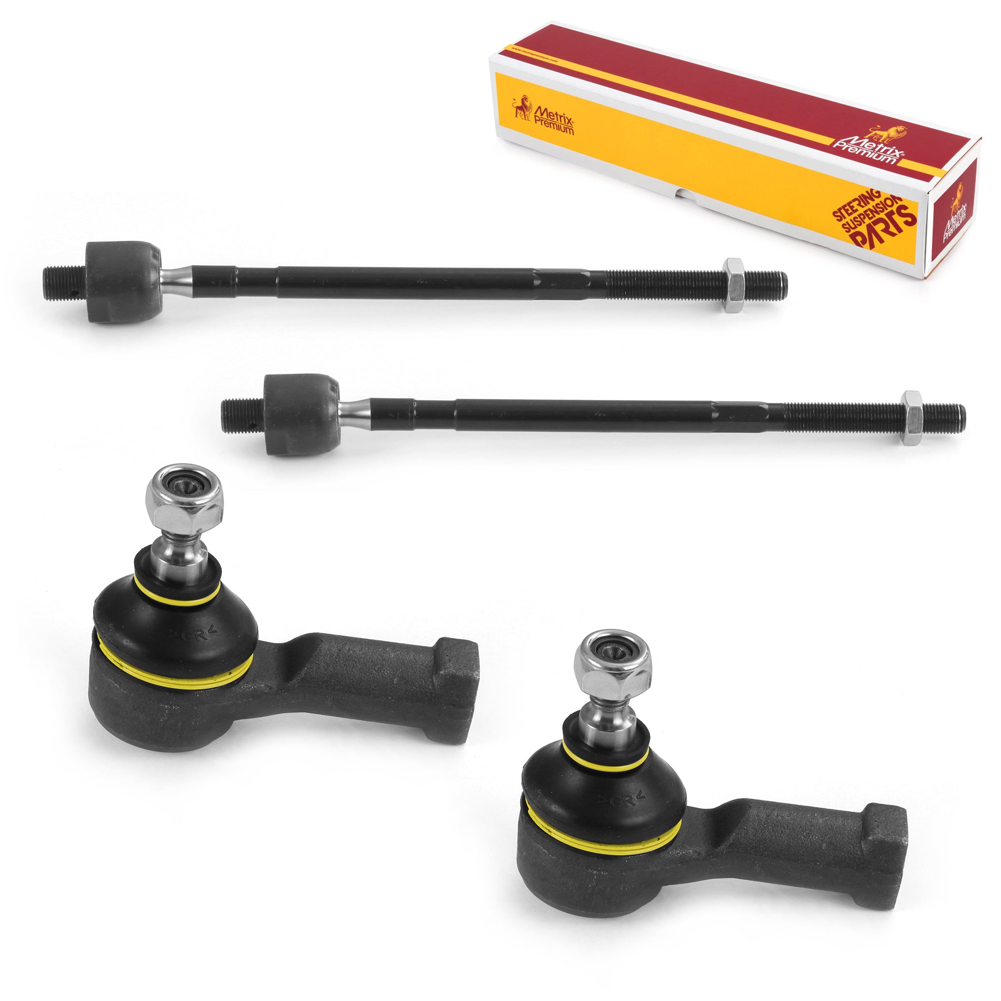Metrix Premium 4 PC Inner Tie Rod End and Outer Tie Rod End Kit 98203MT OEM fit auto parts