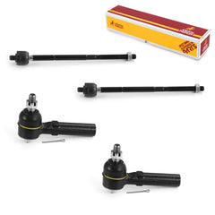 Metrix Premium 4 PC Inner Tie Rod End and Outer Tie Rod End Kit 98208MT OEM fit auto parts