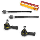 Metrix Premium 4 PC Inner Tie Rod End and Outer Tie Rod End Kit 98209MT OEM fit auto parts