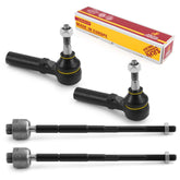 Metrix Premium 4 PC Inner Tie Rod End and Outer Tie Rod End Kit 98232MT OEM fit auto parts