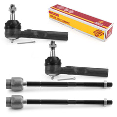 Metrix Premium 4 PC Inner Tie Rod End and Outer Tie Rod End Kit 98236MT OEM fit auto parts