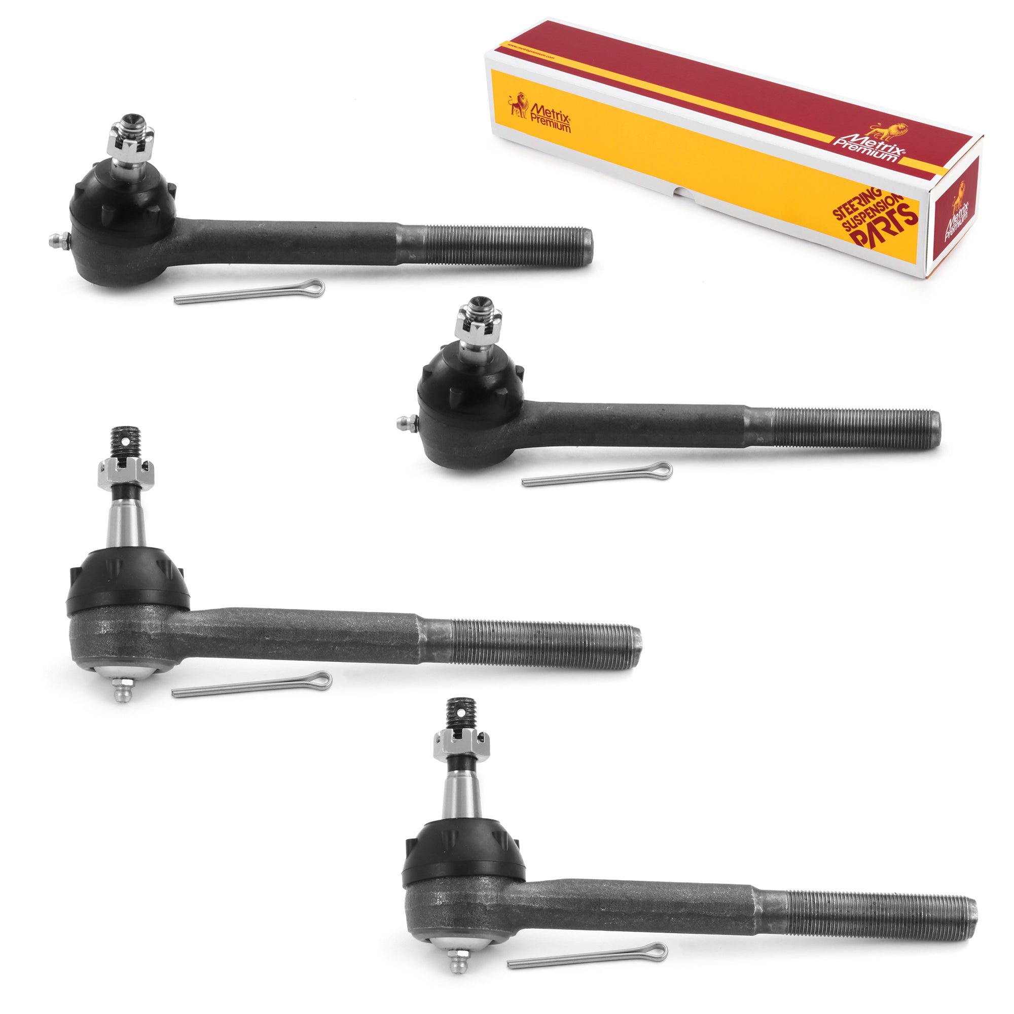 Metrix Premium 4 PC Inner Tie Rod End and Outer Tie Rod End Kit 98240MT OEM fit auto parts
