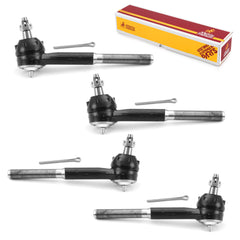 Metrix Premium 4 PC Inner Tie Rod End and Outer Tie Rod End Kit 98246MT OEM fit auto parts