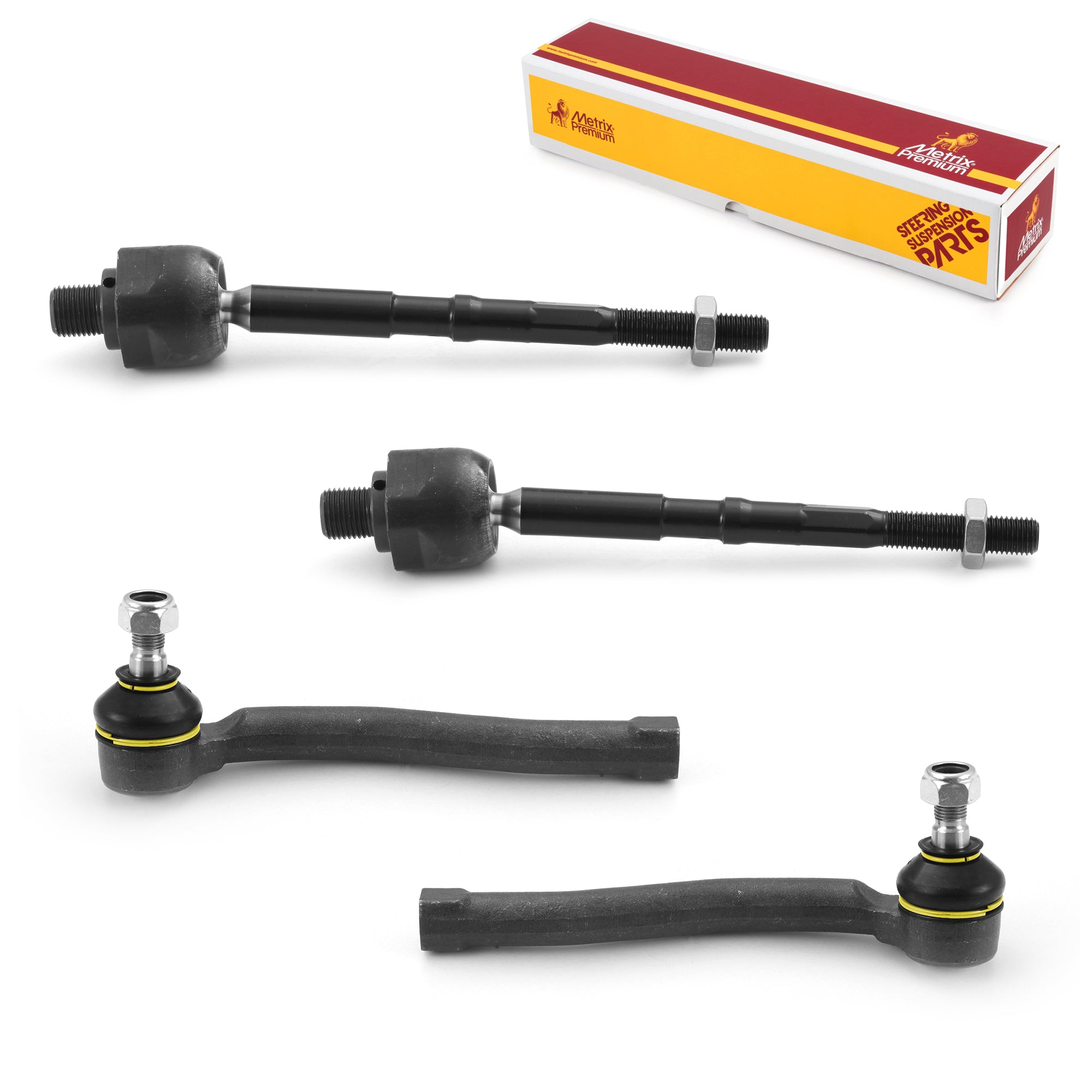Metrix Premium 4 PC Inner Tie Rod End and Outer Tie Rod End Kit 98247MT OEM fit auto parts