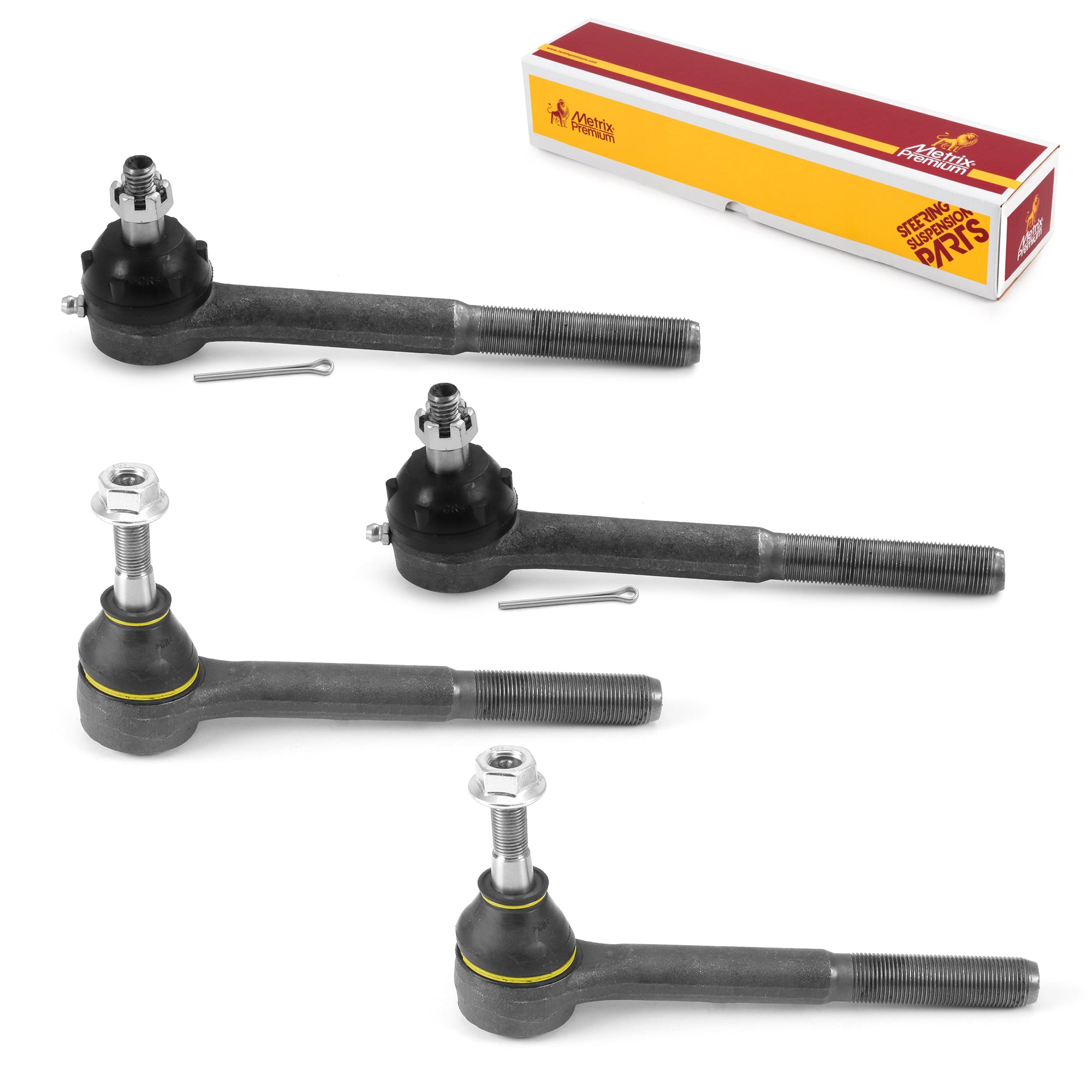 Metrix Premium 4 PC Inner Tie Rod End and Outer Tie Rod End Kit 98249MT OEM fit auto parts