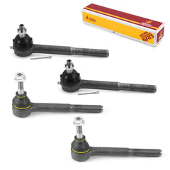 Metrix Premium 4 PC Inner Tie Rod End and Outer Tie Rod End Kit 98249MT OEM fit auto parts