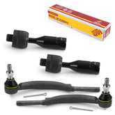 Metrix Premium 4 PC Inner Tie Rod End and Outer Tie Rod End Kit 98256MT