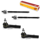 Metrix Premium 4 PC Inner Tie Rod End and Outer Tie Rod End Kit 98258MT OEM fit auto parts