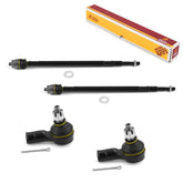 Metrix Premium 4 PC Inner Tie Rod End and Outer Tie Rod End Kit 98276MT OEM fit auto parts