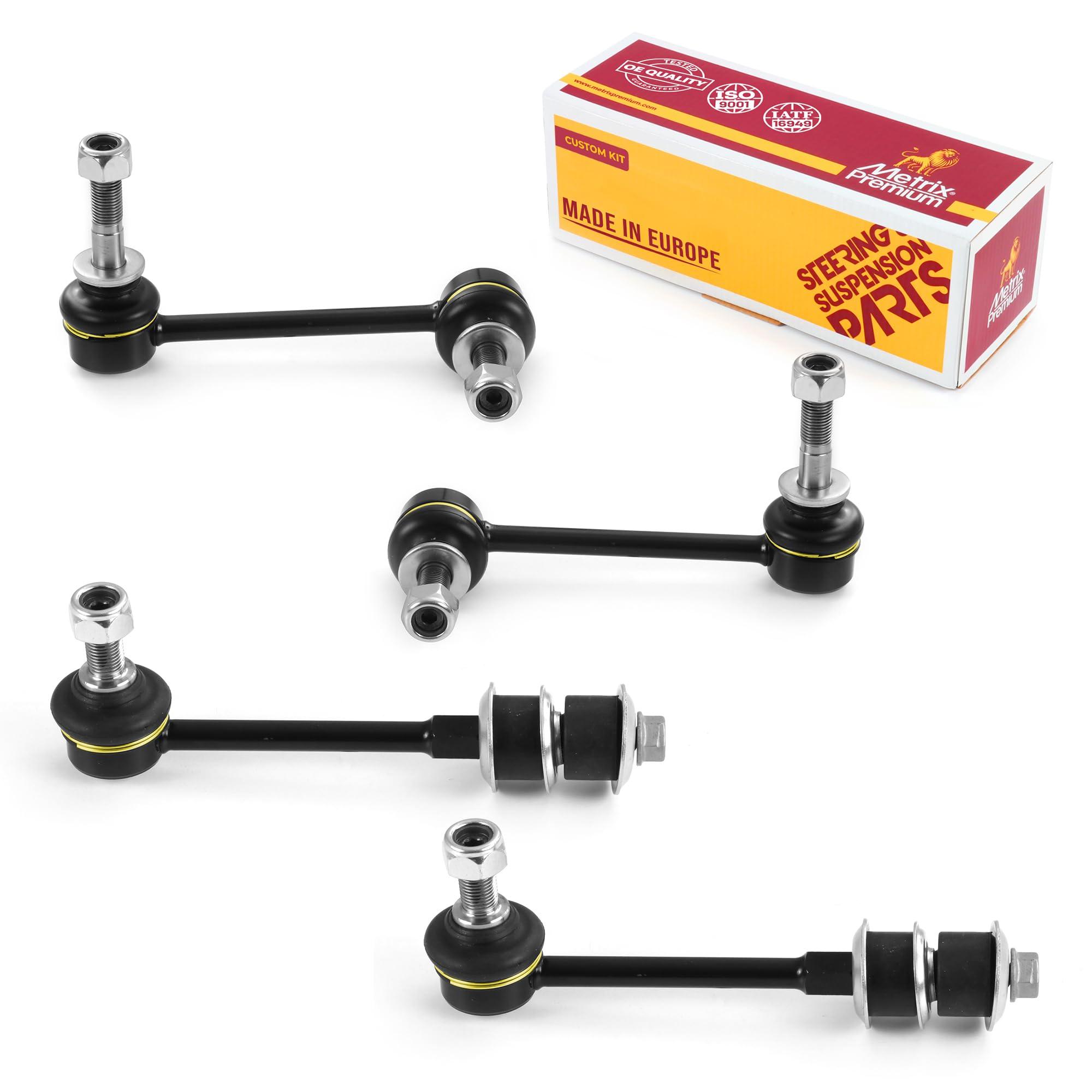 Metrix Premium 4 PC Front Stabilizer Bar Link and Rear Stabilizer Bar Link Kit 98287MT