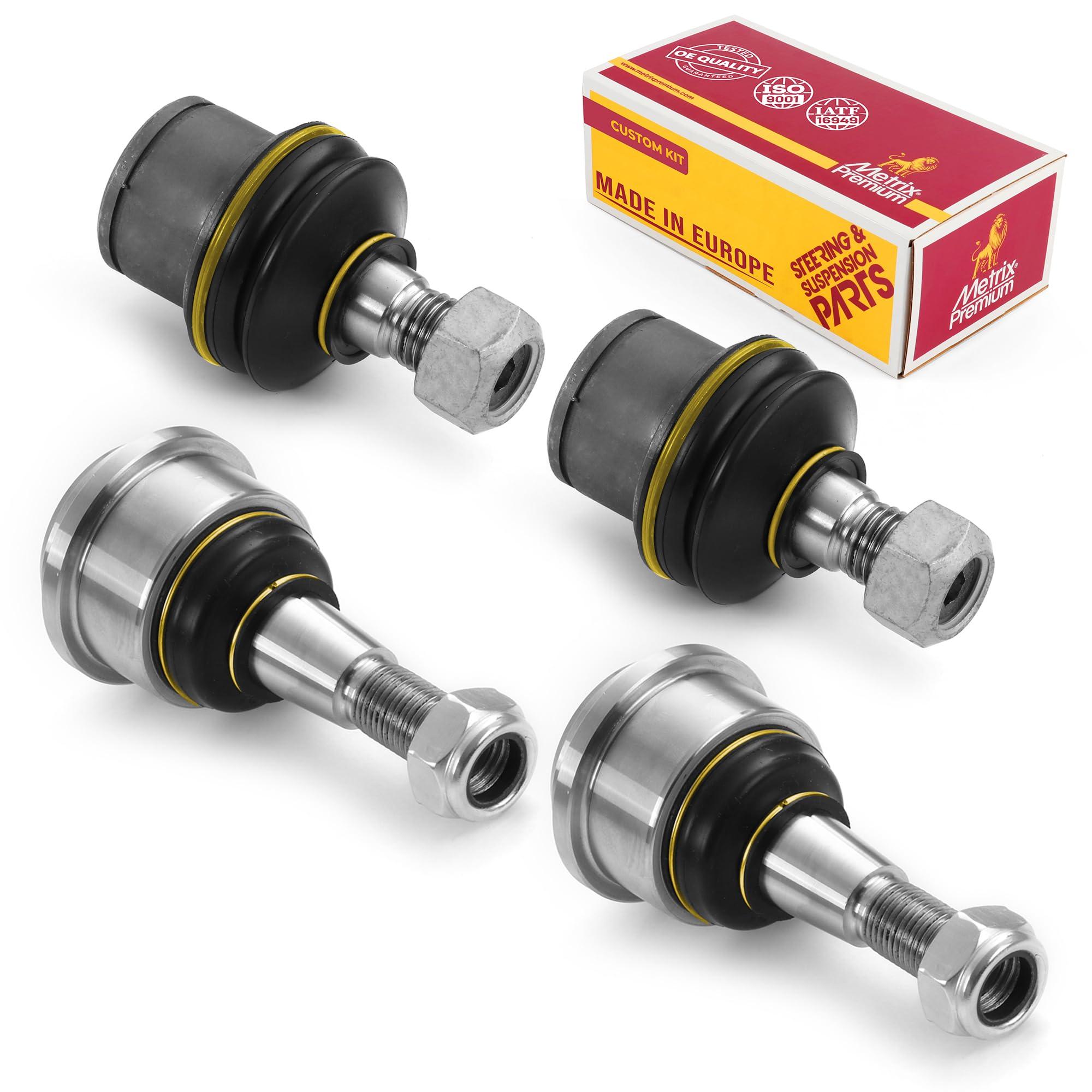 Metrix Premium 4 PC Front Upper Ball Joint and Front Lower Ball Joint Kit 98318MT