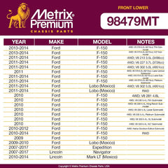Metrix Premium 2 PC Front Ball Joint Kit 98479MT fitment
