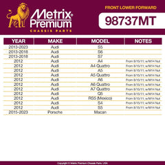 Metrix Premium 2 PC Front Ball Joint Kit 98737MT OEM fit