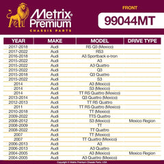 Metrix Premium 2 PC Front Stabilizer Bar Link Kit 99044MT fitment