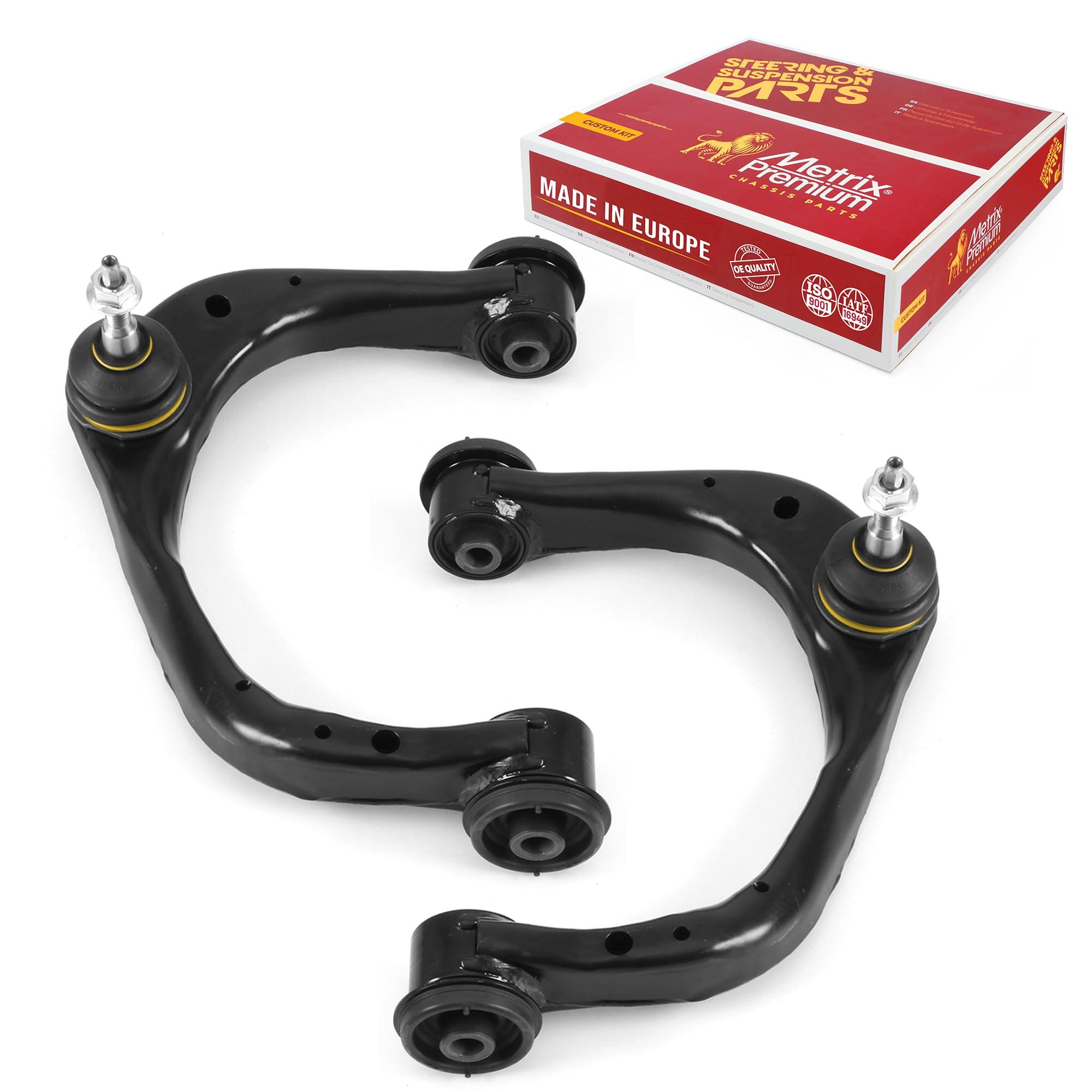 Metrix Premium 2 PC Front Right Upper and Front Left Upper Control Arm and Ball Joint Assembly Kit 99285MT