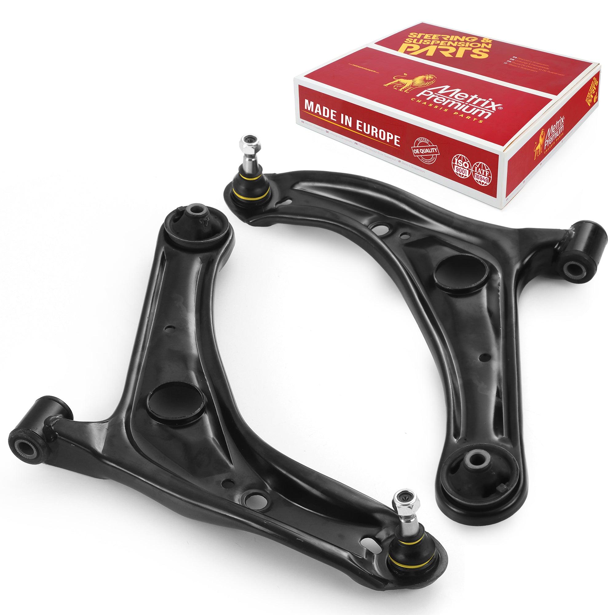 Metrix Premium 2 PC Front Left Lower and Front Right Lower Control Arm and Ball Joint Assembly Kit 99315MT
