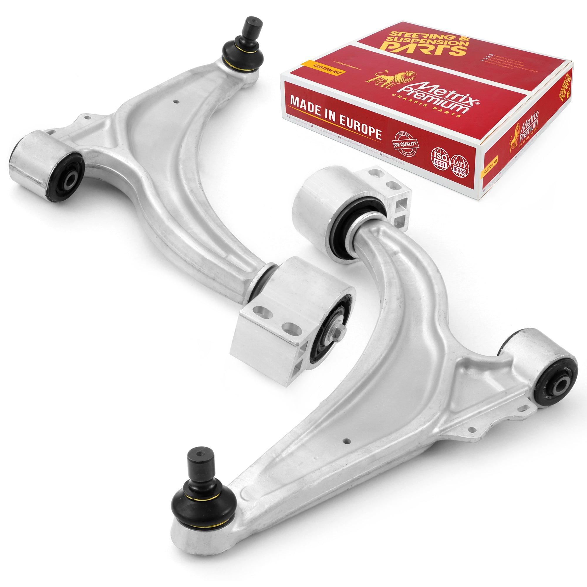 Metrix Premium 2 PC Front Right Lower and Front Left Lower Control Arm and Ball Joint Assembly Kit 99412MT