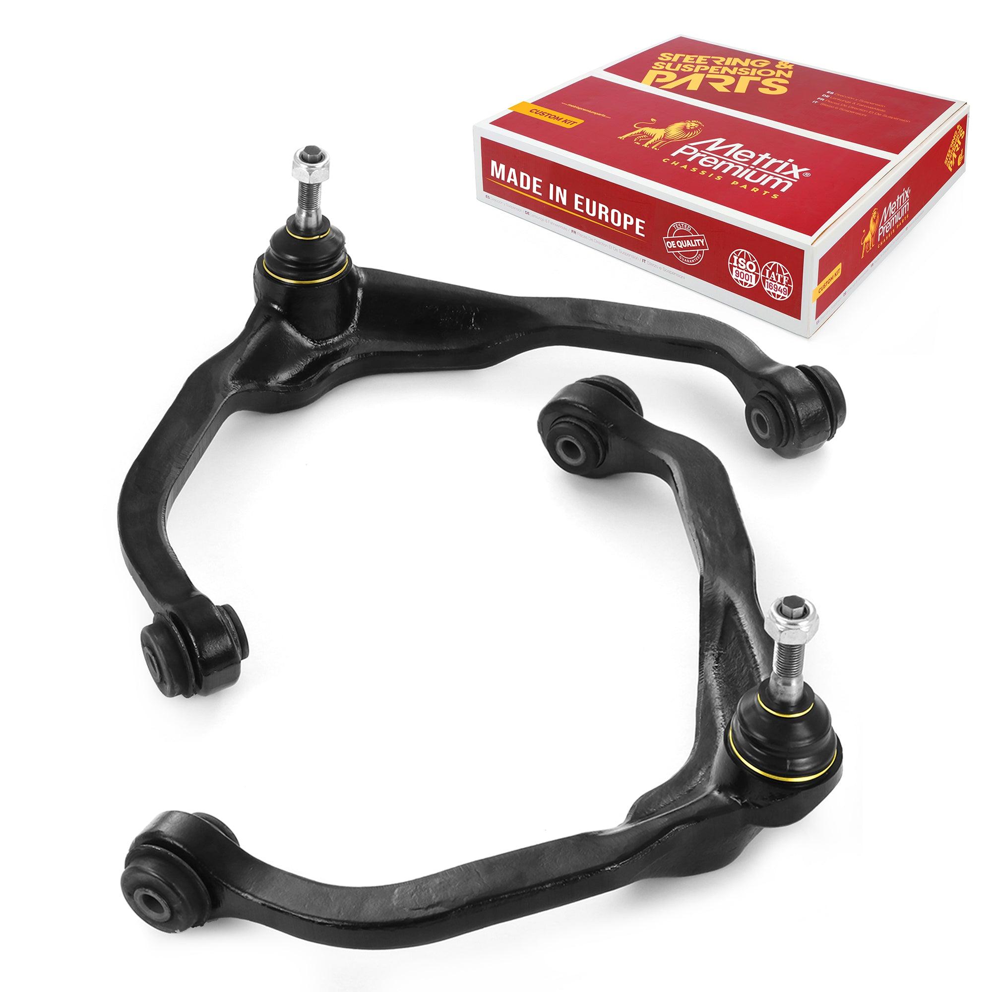 Metrix Premium 2 PC Front Right Upper and Front Left Upper Control Arm and Ball Joint Assembly Kit 99426MT