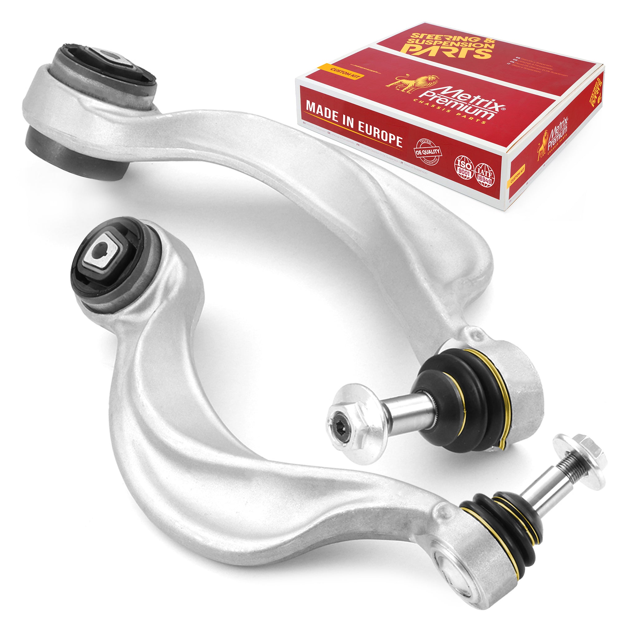 Metrix Premium 2 PC Front Left Lower Forward and Front Right Lower Forward Control Arm and Ball Joint Assembly Kit 99640MT OEM fit auto parts