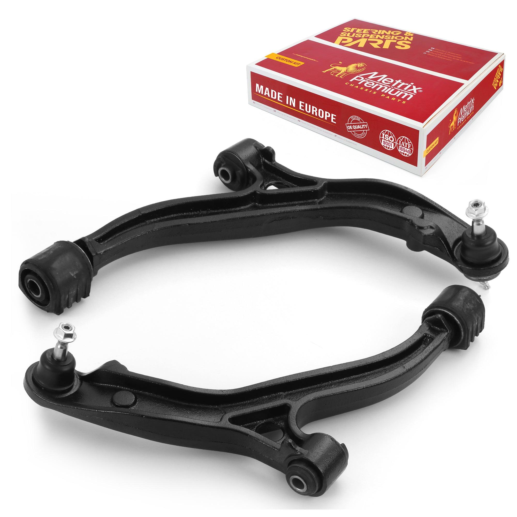 Metrix Premium 2 PC Front Right Lower and Front Left Lower Control Arm and Ball Joint Assembly Kit 99676MT