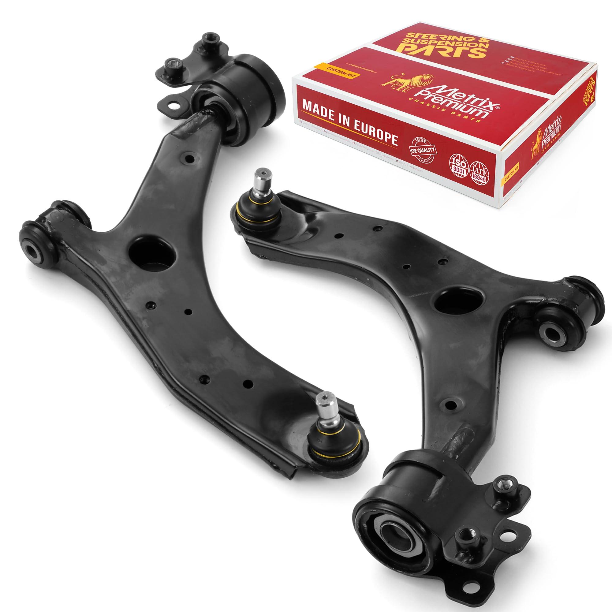 Metrix Premium 2 PC Front Left Lower and Front Right Lower Control Arm and Ball Joint Assembly Kit 99779MT