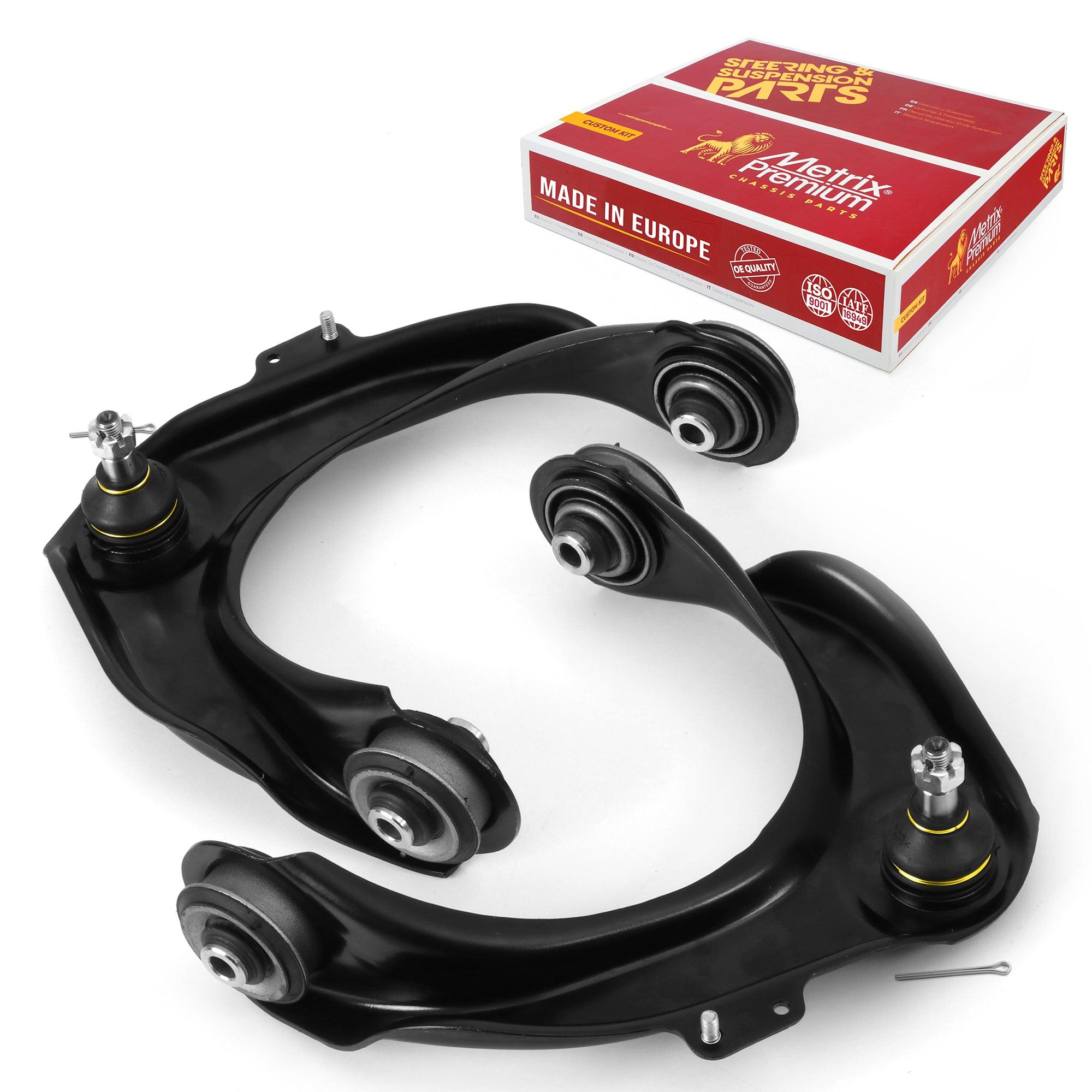 Metrix Premium 2 PC Front Right Upper and Front Left Upper Control Arm and Ball Joint Assembly Kit 99803MT