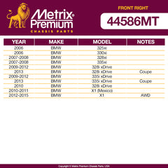 Metrix Premium Front Right Stabilizer Bar Link 44586MT OEM fit auto parts fitment compability
