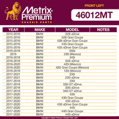 Metrix Premium Front Left Stabilizer Bar Link 46012MT OEM fit auto parts fitment compability BMW