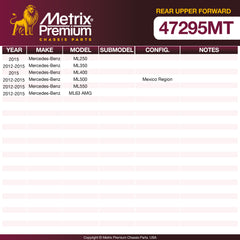 Metrix Premium Chassis Parts suspension steering brake parts