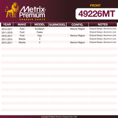 Metrix Premium Chassis Parts Front Stabilizer Bar Link 49226MT aftermarket car parts