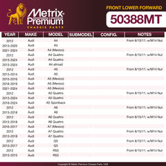 Metrix Premium Chassis Parts Front Lower Forward Ball Joint 50388MT aftermarket car parts