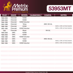 Metrix Premium Chassis Parts Center Link 53953MT OEM fit auto parts