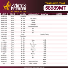 Metrix Premium Chassis Parts Front Lower Control Arm Bushing 58989MT aftermarket car parts