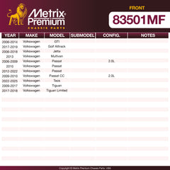 Metrix Premium Front Disc Brake Rotor 83501MF aftermarket car parts