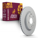 Metrix Premium Chassis Parts - 12.4 inch (315mm) Rear Coated Vented Disc Brake Rotor Fits Chevrolet Camaro, Malibu, Chevrolet Impala, Cadillac XTS, Cadillac CT6,CT5, Buick LaCrosse, Regal, Saab 9-5