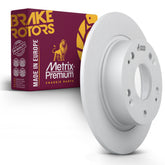 Metrix Premium Chassis Parts - 10.23 inch (259.75mm) Rear Coated Solid Disc Brake Rotor Fits 2003-2007 Honda Accord, 2004-2008 Acura TSX