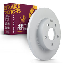 Metrix Premium Chassis Parts - 10.63 inch (270mm) Rear Coated Solid Disc Brake Rotor Fits Chevrolet HHR, Saturn Aura, Chevrolet Cobalt, Malibu, Pontiac G6, Pontiac G5, Saturn Ion, 08.B600.11