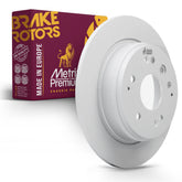 Metrix Premium Chassis Parts - 11.09 inch (281.65mm) Rear Coated Solid Disc Brake Rotor Fits 1999-2003 Acura TL, Replacement 08.8868.11, Made in Europe