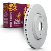 Metrix Premium Chassis Parts - 11.65 inch (296mm) Front Coated Vented Disc Brake Rotor Fits Chevrolet HHR, Saturn Aura, Chevrolet Cobalt, Malibu, Pontiac G6, Pontiac G5, Saturn Ion, 09.B518.11