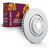 Metrix Premium Chassis Parts - 12.91 inch (328mm) Front Coated Vented Disc Brake Rotor Fits 2008-2019 Toyota Highlander, 2010-2015 Lexus RX350, RX450h, 2011-2020 Sienna, 2015-17 NX200t, NX300h, NX300