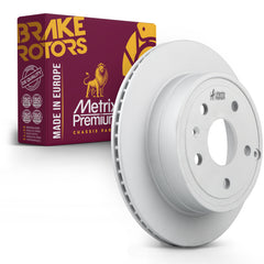 Metrix Premium Chassis Parts - 11.93 inch (303mm) Rear Coated Vented Disc Brake Rotor Fits Chevrolet Equinox, GMC Terrain, Replacement 09.A629.21, Made in Europe