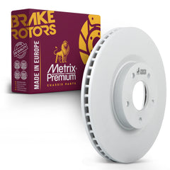 Metrix Premium Chassis Parts - 12.6 inch (320mm) Front Coated Vented Disc Brake Rotor Fits Nissan Maxima, Murano, 370Z, 350Z, Altima, Infiniti Q70, QX70, Q40, QX50, M37, EX37, M56, M35h, G25, EX35