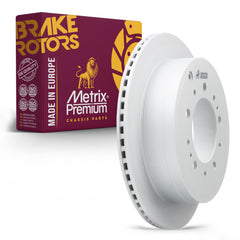 Metrix Premium Chassis Parts - 13.58 inch (345mm) Rear Coated Vented Disc Brake Rotor Fits 2007-2021 Toyota Tundra, 2008-2011 Lexus LX570, 2013-2021 LX570, 2008-2021 Land Cruiser, 2008-2022 Sequoia