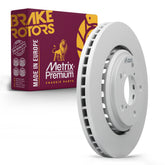 Metrix Premium Chassis Parts - 12.6 inch (320mm) Front Coated Vented Disc Brake Rotor Fits 2015-2023 Honda Odyssey, 2016-2022 Pilot, 2017-2022 Ridgeline, 2017-2020 Acura MDX, 2019-2022 Passport