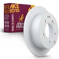 Metrix Premium Chassis Parts - 10.31 inch (262mm) Rear Coated Solid Disc Brake Rotor Fits 2010-2013 Kia Forte, 2010-2013 Kia Forte Koup, 10-13 Kia Soul, 2012-2013 Kia Forte5, 08.B667.11